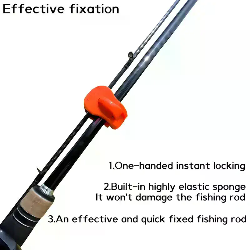 Fishing Rod Rack - 2 шт., быстросохнущий зажим для удочки,